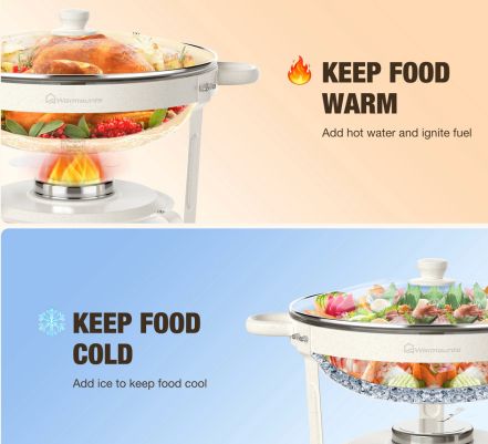 🥘 2x WARMOUNTS Warmhalteplatten mit Maifan-Beschichtung & Glasdeckel für 58,60€ (statt 73€) 🥘 2x WARMOUNTS Warmhalteplatten mit Maifan Beschichtung & Glasdeckel für 58,60€ (statt 73€)