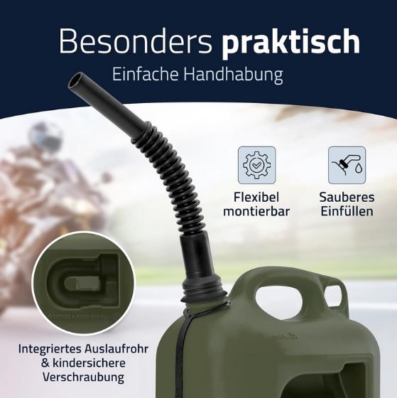 ⛽ Hünersdorff Kraftstoff-Kanister Profi mit 5L (UN-Zulassung + TÜV) ab 6,70€ (statt 11€) ⛽ Hünersdorff Kraftstoff Kanister Profi mit 5L (UN Zulassung + TÜV) ab 6,70€ (statt 11€)
