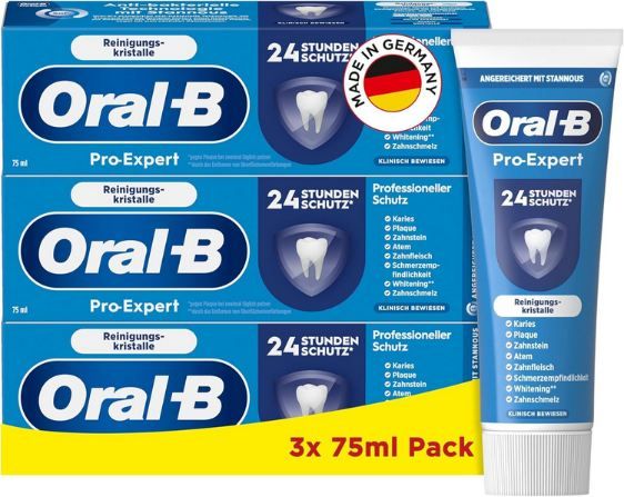🪥 3er Pack Oral-B Pro-Expert Schutz Zahncreme ab 7,59€ (statt 12€) 🪥 3er Pack Oral B Pro Expert Schutz Zahncreme ab 7,59€ (statt 12€)