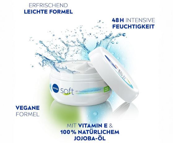 🧴 Nivea Soft erfrischende Feuchtigkeitscreme, 200ml ab 2,47€ (statt 4€) 🧴 Nivea Soft erfrischende Feuchtigkeitscreme, 200ml ab 2,47€ (statt 4€)