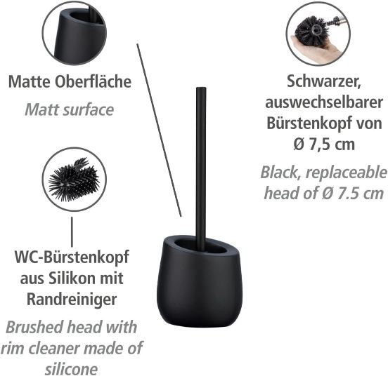 🚽 Wenko Badi Klobürste aus Silikon mit Keramik Halterung für 16,71€ (statt 23€) 🚽 Wenko Badi Klobürste aus Silikon mit Keramik Halterung für 16,71€ (statt 23€)