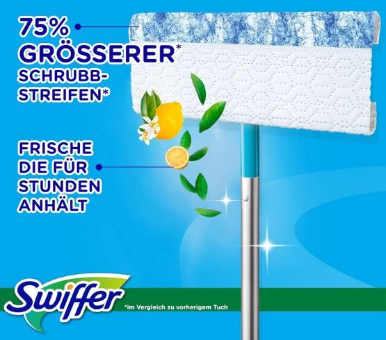 🧹 Swiffer Bodenwischer Dry & Wet Starter-Set mit Stab & Tüchern für 13,99€ (statt 20€) 🧹 Swiffer Bodenwischer Dry & Wet Starter Set mit Stab & Tüchern für 13,99€ (statt 20€)