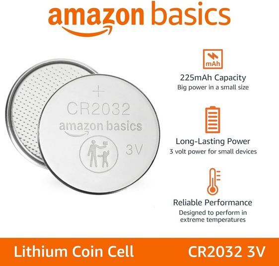 🔋 10er Pack Amazon Basics CR2032 Lithium-Knopfzellenbatterie ab 3,94€ (statt 7€) 🔋 10er Pack Amazon Basics CR2032 Lithium Knopfzellenbatterie ab 3,94€ (statt 7€)