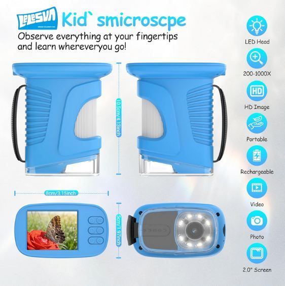 🔬 LELESUN 2in1 Mini Kindermikroskop & Teleskop für 16,95€ (statt 34€) 🔬 LELESUN 2in1 Mini Kindermikroskop & Teleskop für 16,95€ (statt 34€)