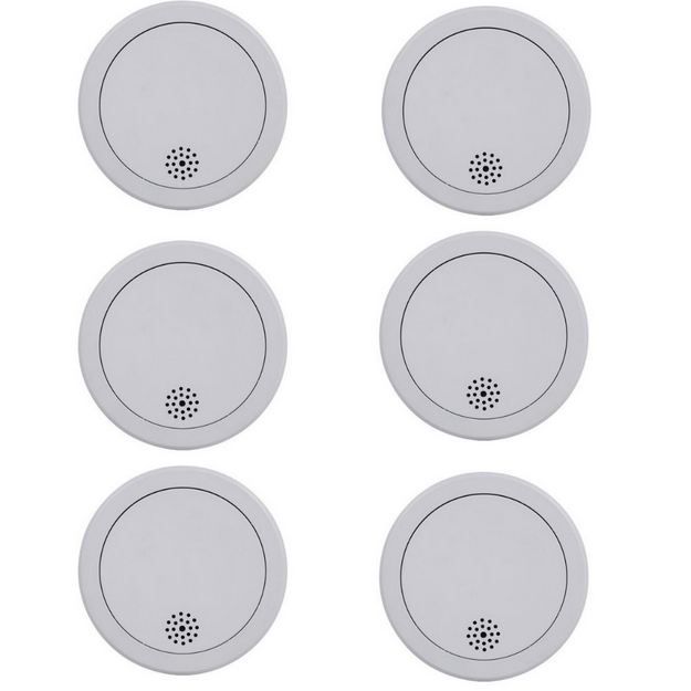 🚨 45€ Rabatt auf Smartwares Rauchmelder – z.B. 6er Pack für 49,99€ (statt 82€)
