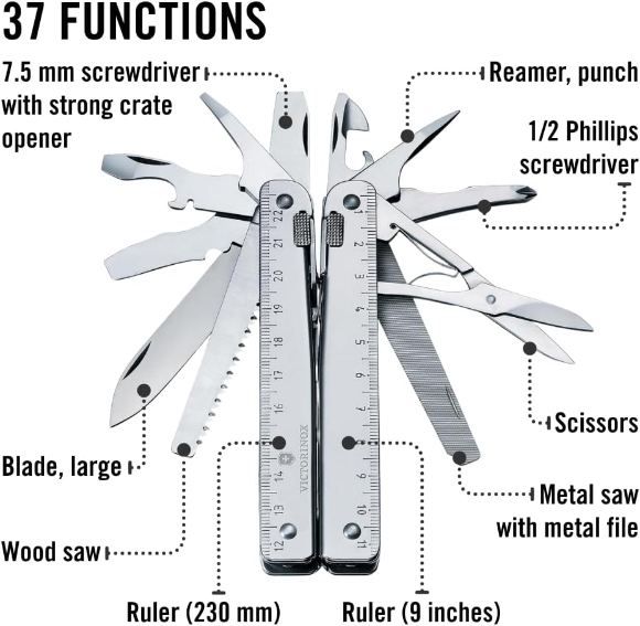 🧰 Victorinox Swiss Tool X Plus Set mit 38 Funktionen für 137,37€ (statt 156€)
