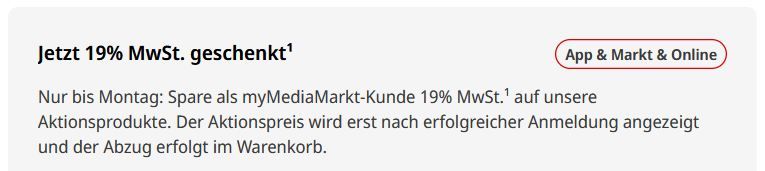 🧹 Media Markt MwSt. Aktion:  15,97% auf Dyson Staubsauger   z.B. V12 Origin 394€ (statt 454€)