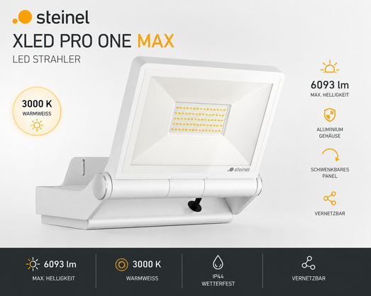 💡 Steinel XLED PRO ONE Max LED Strahler mit 6.093lm für 49,59€ (statt 67€) 💡 Steinel XLED PRO ONE Max LED Strahler mit 6.093lm für 49,59€ (statt 67€)