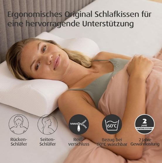 🛏️ Tempur Original Schlafkissen mit Memory Foam, 50x31x10/7cm für 81,79€ (statt 109€) 🛏️ Tempur Original Schlafkissen mit Memory Foam, 50x31x10/7cm für 81,79€ (statt 109€)