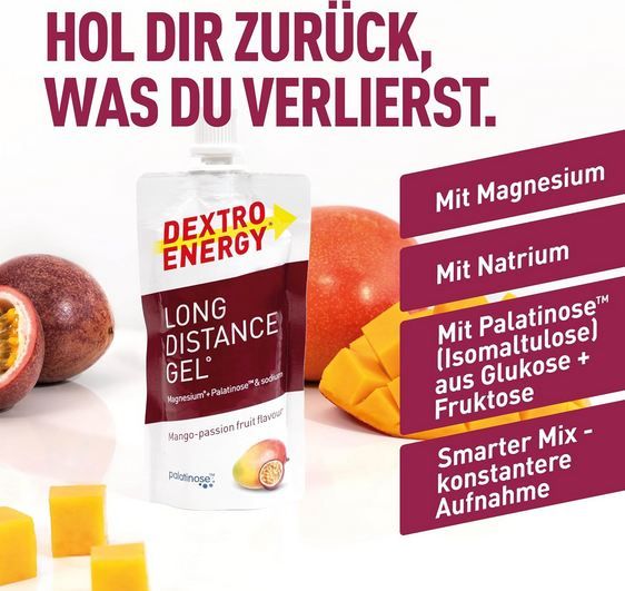 🏃🏻♂️ 12er Pack Dextro Energy Long Distance Gel Mango Passionfruit ab 21,93€ (statt 30€) 🏃🏻♂️ 12er Pack Dextro Energy Long Distance Gel Mango Passionfruit ab 21,93€ (statt 30€)