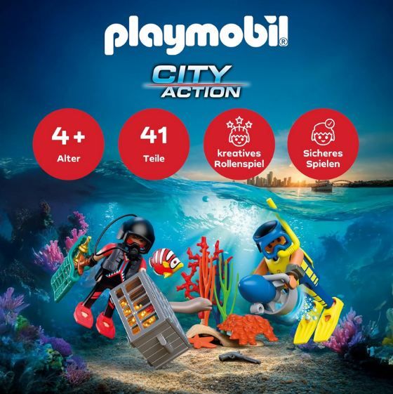 🥽 Playmobil 72078 City Action Polizeitaucher mit Schatz für 9,90€ (statt 14€) 🥽 Playmobil 72078 City Action Polizeitaucher mit Schatz für 9,90€ (statt 14€)