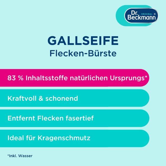 👕 Dr. Beckmann Gallseife Flecken-Bürste, 250ml ab 1,11€ (statt 2€) 👕 Dr. Beckmann Gallseife Flecken Bürste, 250ml ab 1,11€ (statt 2€)