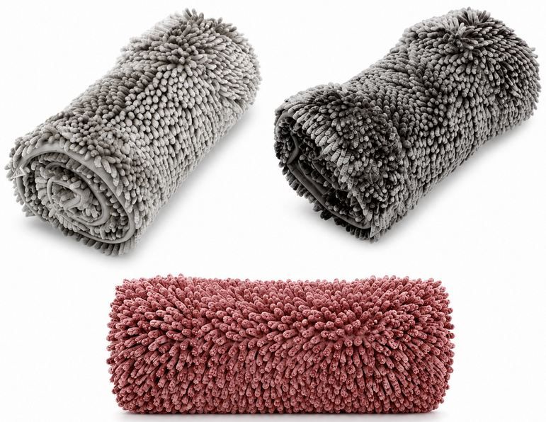 🛀 XXL Chenille Badematte in 3 Farben, 140x80cm für 12,70€ (statt 30€) 🛀 XXL Chenille Badematte in 3 Farben, 140x80cm für 12,70€ (statt 30€)