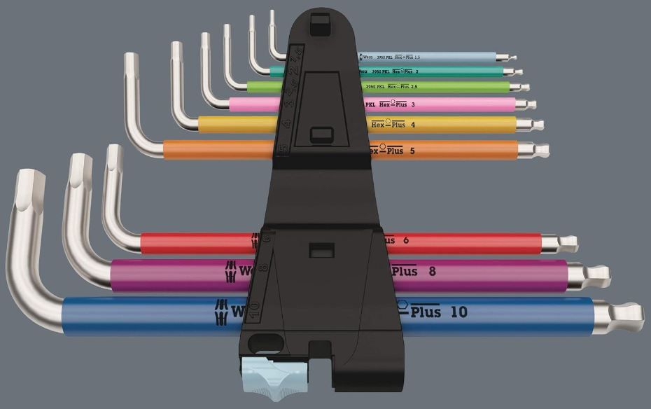 🧰 Wera 3950/9 Hex-Plus Winkelschlüssel Satz, Multicolour, 9-tlg. für 38€ (statt 43€) 🧰 Wera 3950/9 Hex Plus Winkelschlüssel Satz, Multicolour, 9 tlg. für 38€ (statt 43€)
