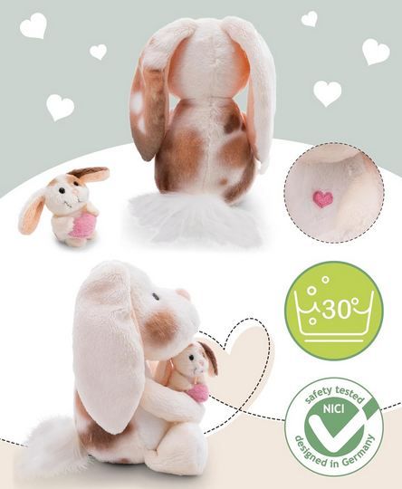 🐇 NICI Hase mit Hasenkind Kuscheltier für 12,99€ (statt 19€) 🐇 NICI Hase mit Hasenkind Kuscheltier für 12,99€ (statt 19€)