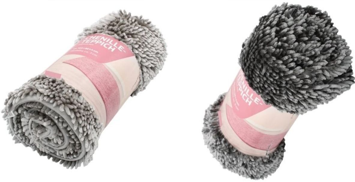 Gutscheinfehler ❗ XXL Chenille Badematte in 2 Farben, 140x80cm für 12,70€ (statt 30€)