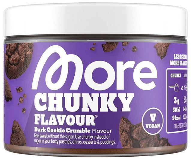 đȘ 170g MORE Chunky Flavour Dark Cookie Crumble ab 11⏠(statt 19âŹ) đȘ 170g MORE Chunky Flavour Dark Cookie Crumble ab 11⏠(statt 19âŹ)