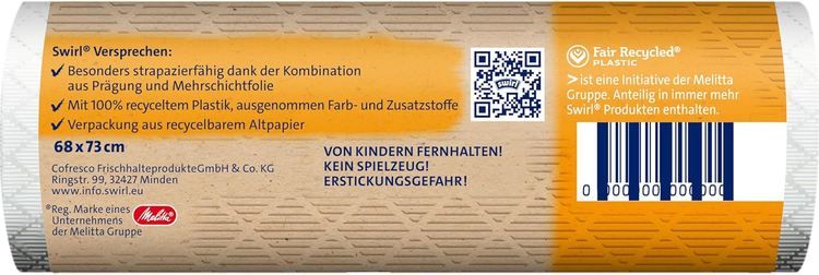 🗑️ 3 x 8er Pack Swirl Reißfest & Dicht Müllbeutel, 60L ab 3,85€ (statt 6€) 🗑️ 3 x 8er Pack Swirl Reißfest & Dicht Müllbeutel, 60L ab 3,85€ (statt 6€)