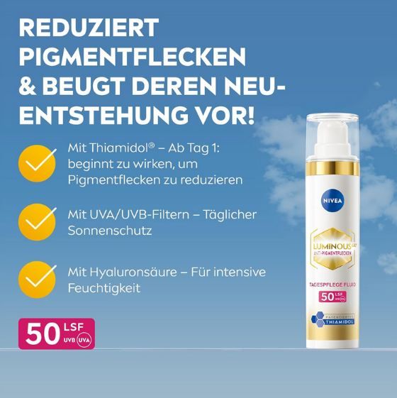 đ§Ž Nivea Cellular Luminous 630 Anti-Pigmentflecken Tagespflege ab 12⏠(statt 19âŹ) đ§Ž Nivea Cellular Luminous 630 Anti Pigmentflecken Tagespflege ab 12⏠(statt 19âŹ)