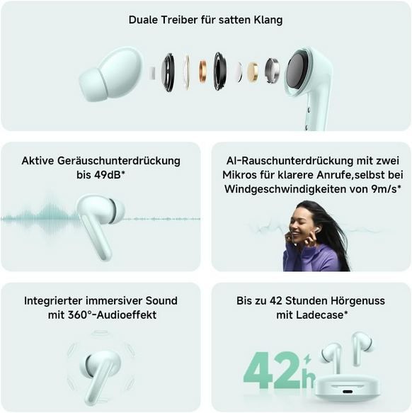 🎧 Xiaomi Redmi Buds 6 Bluetooth-In-Ear-Kopfhörer für 25,19€ (statt 33€) 🎧 Xiaomi Redmi Buds 6 Bluetooth In Ear Kopfhörer für 25,19€ (statt 33€)