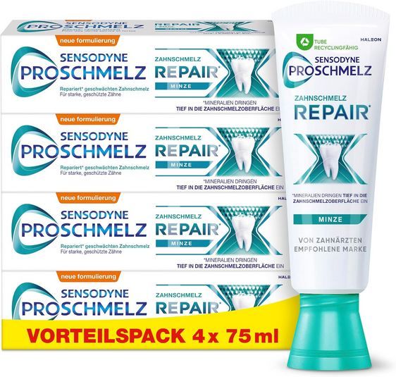 đȘ„ 4er Pack Sensodyne ProSchmelz Repair Zahncreme ab 16,77⏠(statt 24âŹ) đȘ„ 4er Pack Sensodyne ProSchmelz Repair Zahncreme ab 16,77⏠(statt 24âŹ)