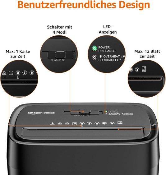 📃 Amazon Basics Querschnitt Aktenvernichter + Kreditkarten Shredder für 53,46€ (statt 63€) 📃 Amazon Basics Querschnitt Aktenvernichter + Kreditkarten Shredder für 53,46€ (statt 63€)