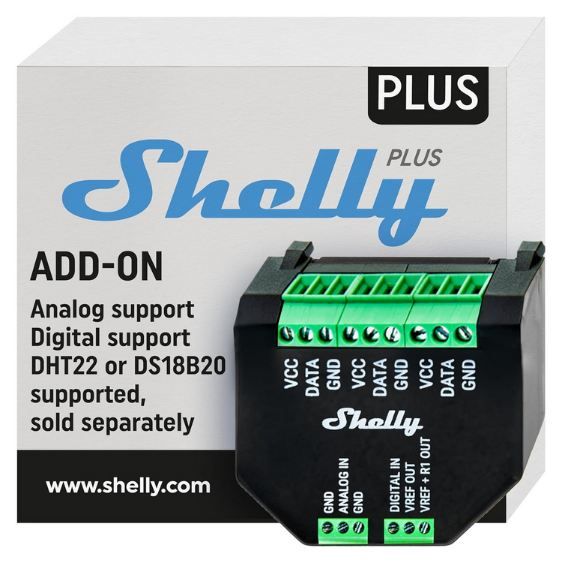 🏠 2x Shelly Plus Add-On Relais Sensorschnittstelle für 18,18€ (statt 28€) – Refurb.