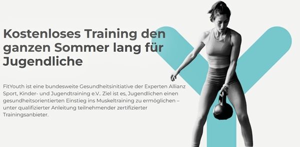 💪 FitYouth: Beim FitSummer Jugendliche ab 14 Jahren gratis trainieren