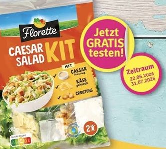 Florette Caesar Salad Kit gratis ausprobieren