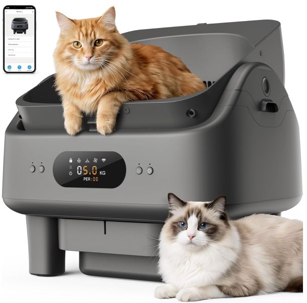 😻 Cypcat M3 selbstreinigende Katzentoilette mit App-Steuerung für 149,99€ (statt 250€)