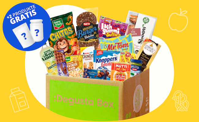 📦 Degusta Box mit Leckereien im Wert von 25€ für 8,49€ (statt 17€) 📦 Degusta Box mit Leckereien im Wert von 25€ für 8,49€ (statt 17€)