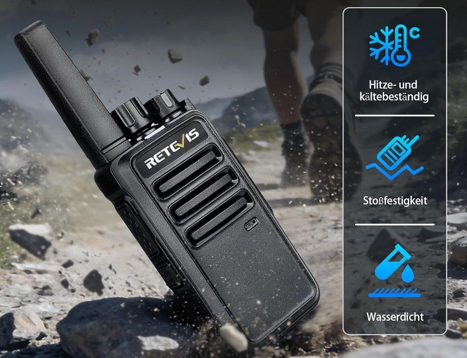 🗣️ Retevis RT668 Walkie Talkie mit Headset & VOX für 25,49€ (statt 30€)