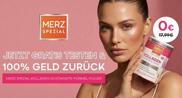 Merz Spezial Kollagen Pulver gratis ausprobieren Merz Spezial Kollagen Pulver gratis ausprobieren
