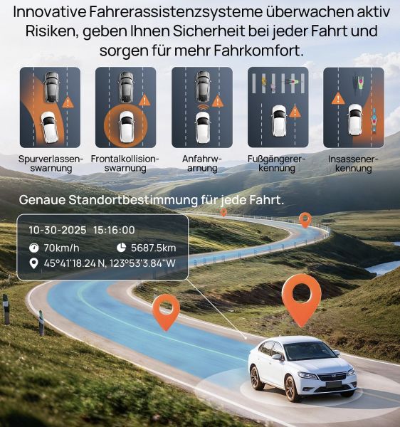 🚗 70mai 4K+1080P Dashcam mit STARVIS 2 & 128GB Karte für 179,99€ (statt 208€) 🚗 70mai 4K+1080P Dashcam mit STARVIS 2 & 128GB Karte für 179,99€ (statt 208€)
