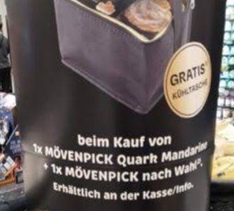Marktkauf: 1 x Mövenpick Quark Mandarine + 1 x Mövenpick kaufen, eine Kühltasche gratis mitnehmen