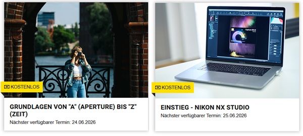 Neue Termine! Kostenlose Online-Fotokurse von Nikon Neue Termine! Kostenlose Online Fotokurse von Nikon