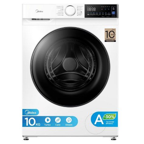 👕 Midea Waschmaschine V5 Serie (10 kg) mit Steam Wash & App für 395,98€ (statt 420€)