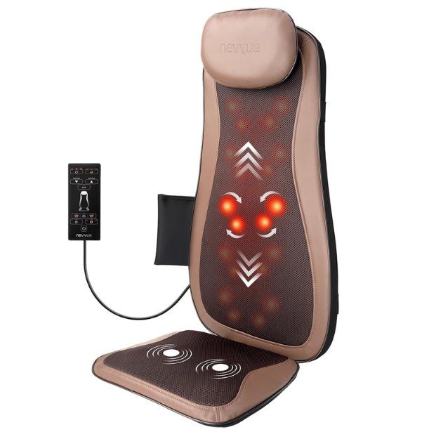 💆 NEVVUE Massagesitzauflage mit Wärmefunktion für 72,99€ (statt 87€)