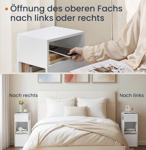 📚 SONGMICS HOME - schmaler Nachttisch für 23€ (statt 28€) - werkzeuglose Montage 📚 SONGMICS HOME schmaler Nachttisch für 23€ (statt 28€) werkzeuglose Montage