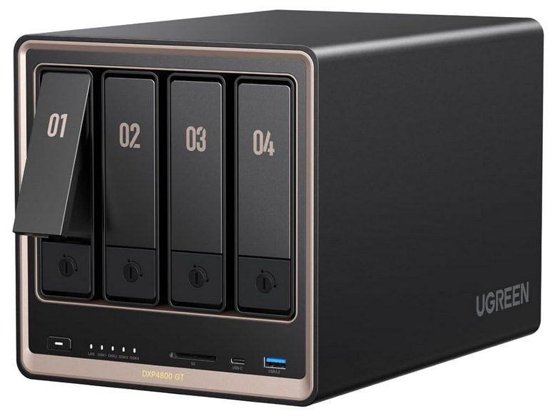 đUGREEN NASync DXP4800 GT 4-Bay Desktop NAS fĂŒr 527,99⏠(statt 660âŹ) - Bestseller #1 đUGREEN NASync DXP4800 GT 4 Bay Desktop NAS fĂŒr 527,99⏠(statt 660âŹ) Bestseller #1