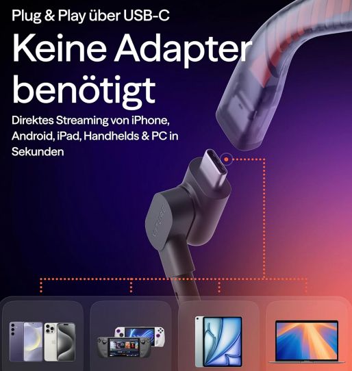 🕶️ VITURE Luma AR/XR Brille mit 1200p & 50° Sichtfeld für 339€ (statt 414€) 🕶️ VITURE Luma AR/XR Brille mit 1200p & 50° Sichtfeld für 339€ (statt 414€)