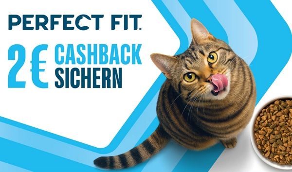 Mit Perfect Fit Katzenfutter 2€ Cashback erhalten
