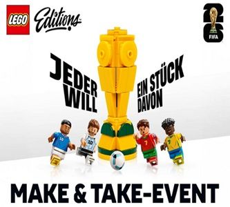 Lego Make & Take-Event zur Fußball-WM 2026 in den Smyths Toys Stores am 06.06.