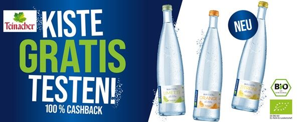 💦 Teinacher Wasser+ gratis ausprobieren