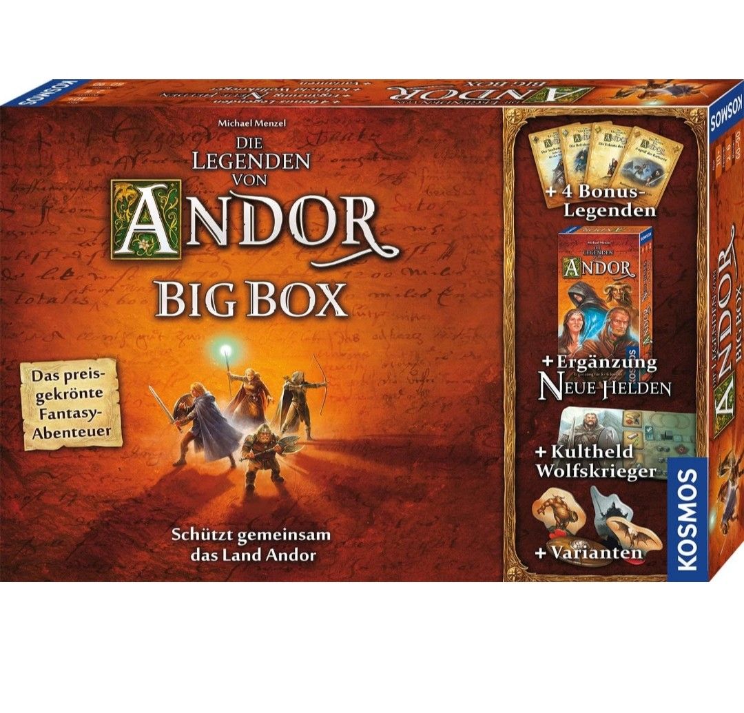 Kosmos 683122 Die Legenden von Andor-Big Box Kosmos 683122 Die Legenden von Andor Big Box
