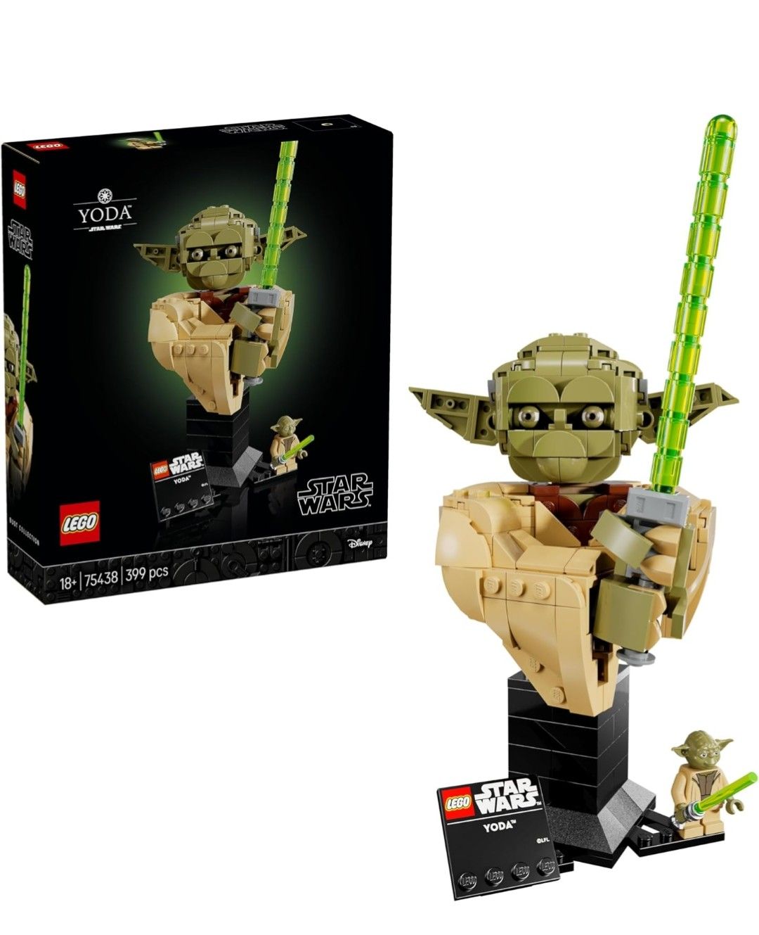 LEGO Star Wars 75438 Angriff der Klonkrieger Yoda Büste