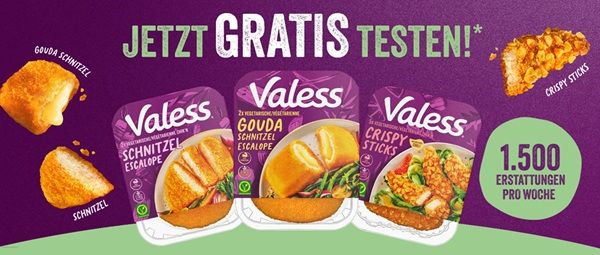 Es ist soweit! Valess Produkt gratis ausprobieren