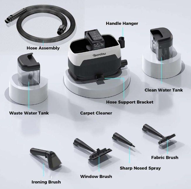 đ§č Teendow C6 MAX 3in1 Polster- & Teppichreiniger mit 1.650W fĂŒr 65,20⏠(statt 90âŹ) đ§č Teendow C6 MAX 3in1 Polster & Teppichreiniger mit 1.650W fĂŒr 65,20⏠(statt 90âŹ)