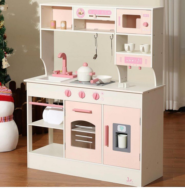 👨‍🍳 SainSmart Jr. Kinderküche aus Holz mit Licht & Sound für 97,49€ (statt 130€)