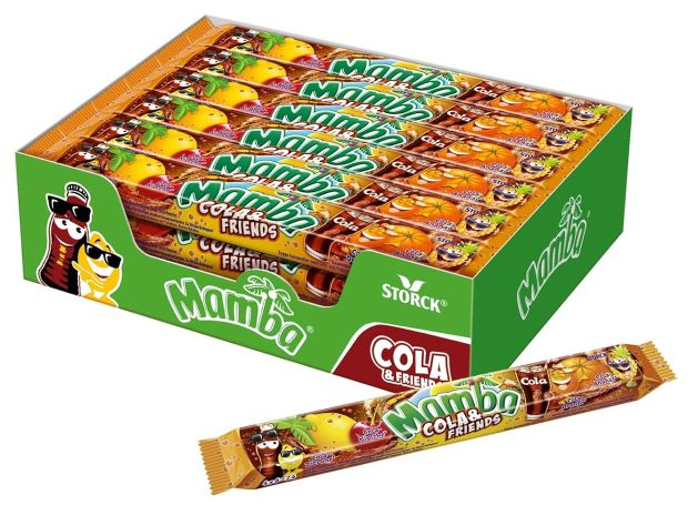 2,5kg! đ„€ 24x Mamba Cola & Friends mit Frucht - & Colageschmack fĂŒr 16,30⏠(statt 21âŹ) 2,5kg! đ„€ 24x Mamba Cola & Friends mit Frucht & Colageschmack fĂŒr 16,30⏠(statt 21âŹ)
